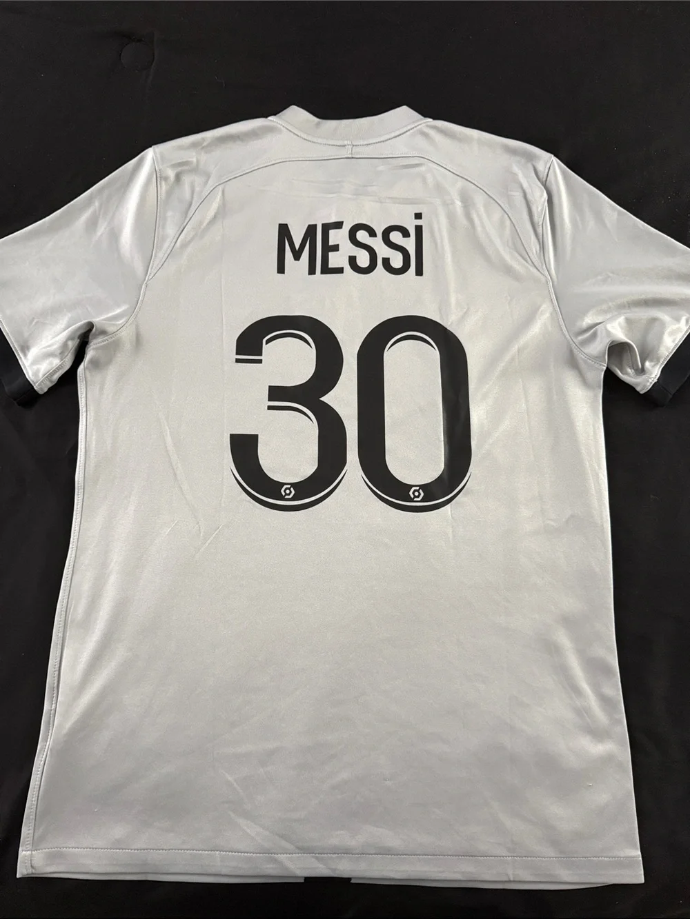 Paris Saint-Germain (PSG) #30 Lionel Messi 2022-23 Jordan Ligue 1 Away Jersey
